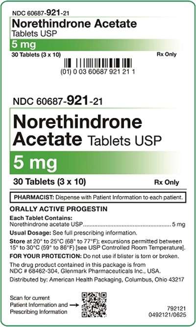 5 mg Norethindrone Tablets Carton.jpg (5 mg Norethindrone Tablets Carton)